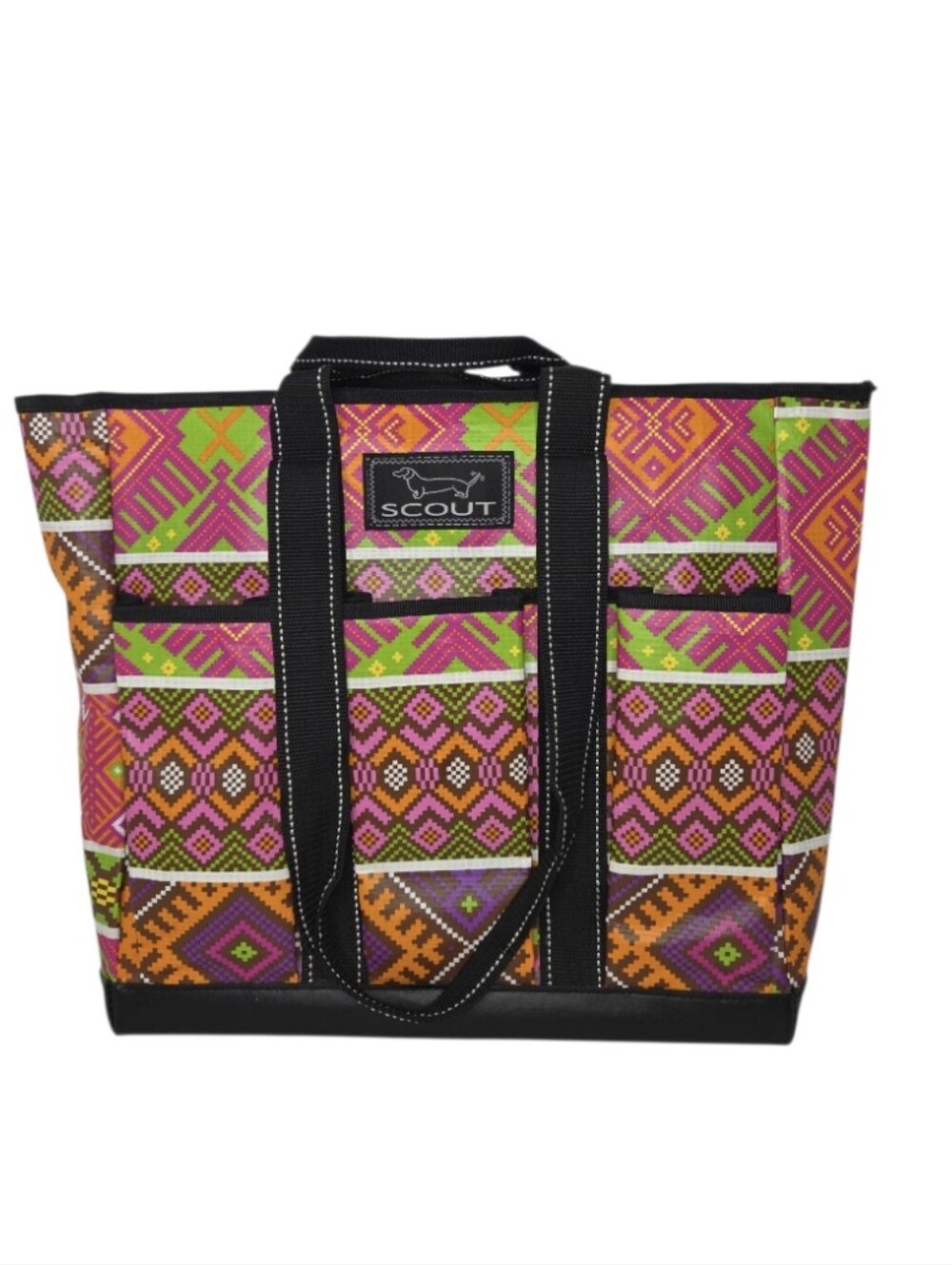 Scout Rocket Pocket Aztec Print Zip Top Tote Bag